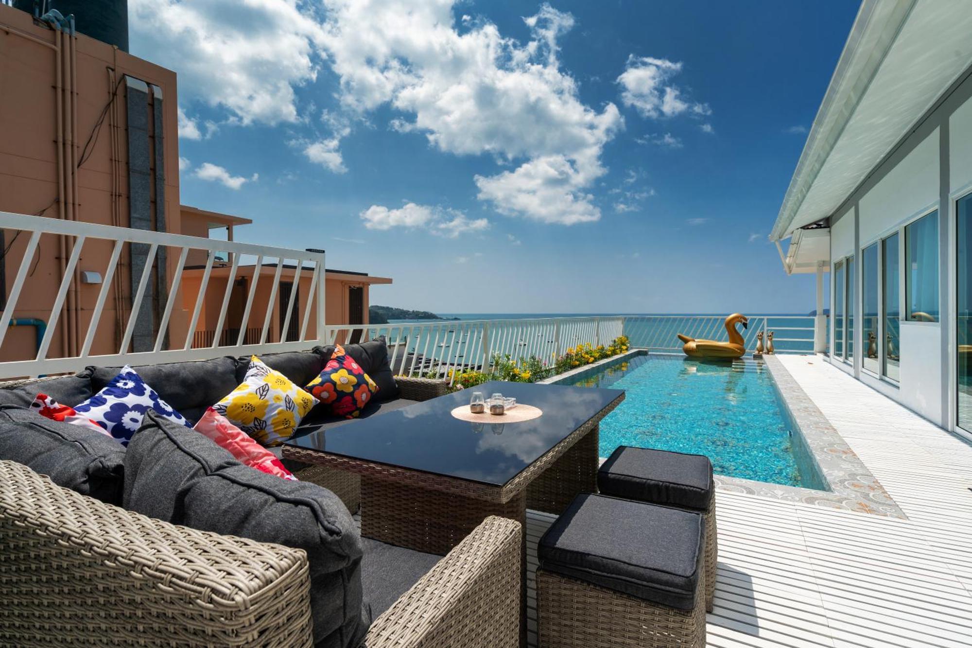 Mona Seaview Pool Villa Beach Front Aoyon Beach Ban Makham Esterno foto