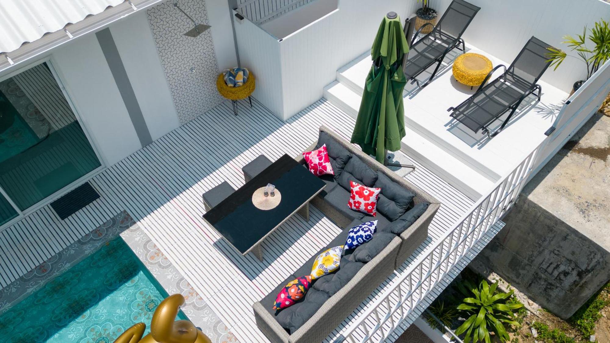 Mona Seaview Pool Villa Beach Front Aoyon Beach Ban Makham Esterno foto