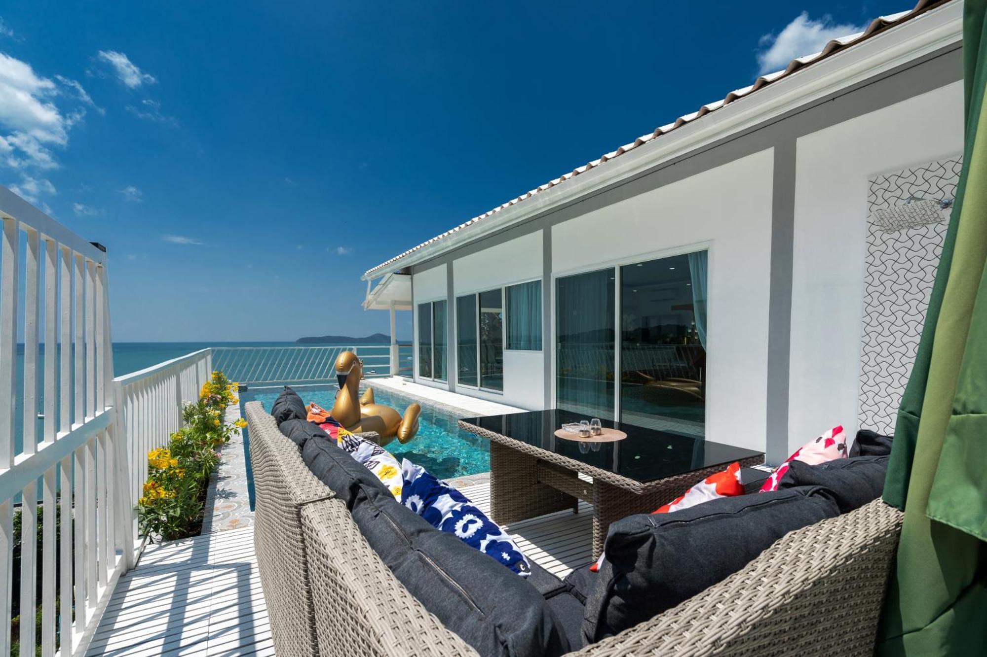 Mona Seaview Pool Villa Beach Front Aoyon Beach Ban Makham Esterno foto