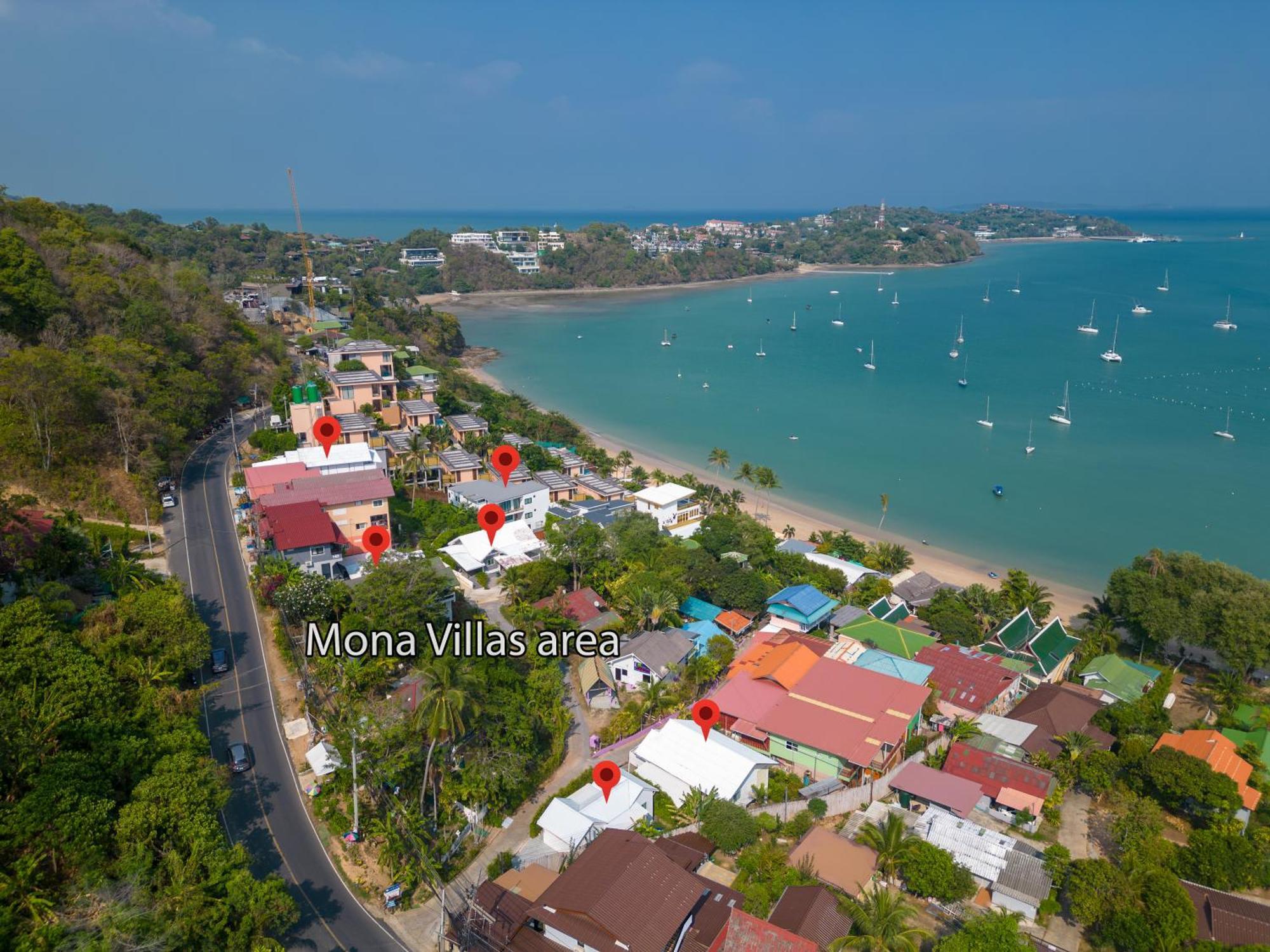 Mona Seaview Pool Villa Beach Front Aoyon Beach Ban Makham Esterno foto