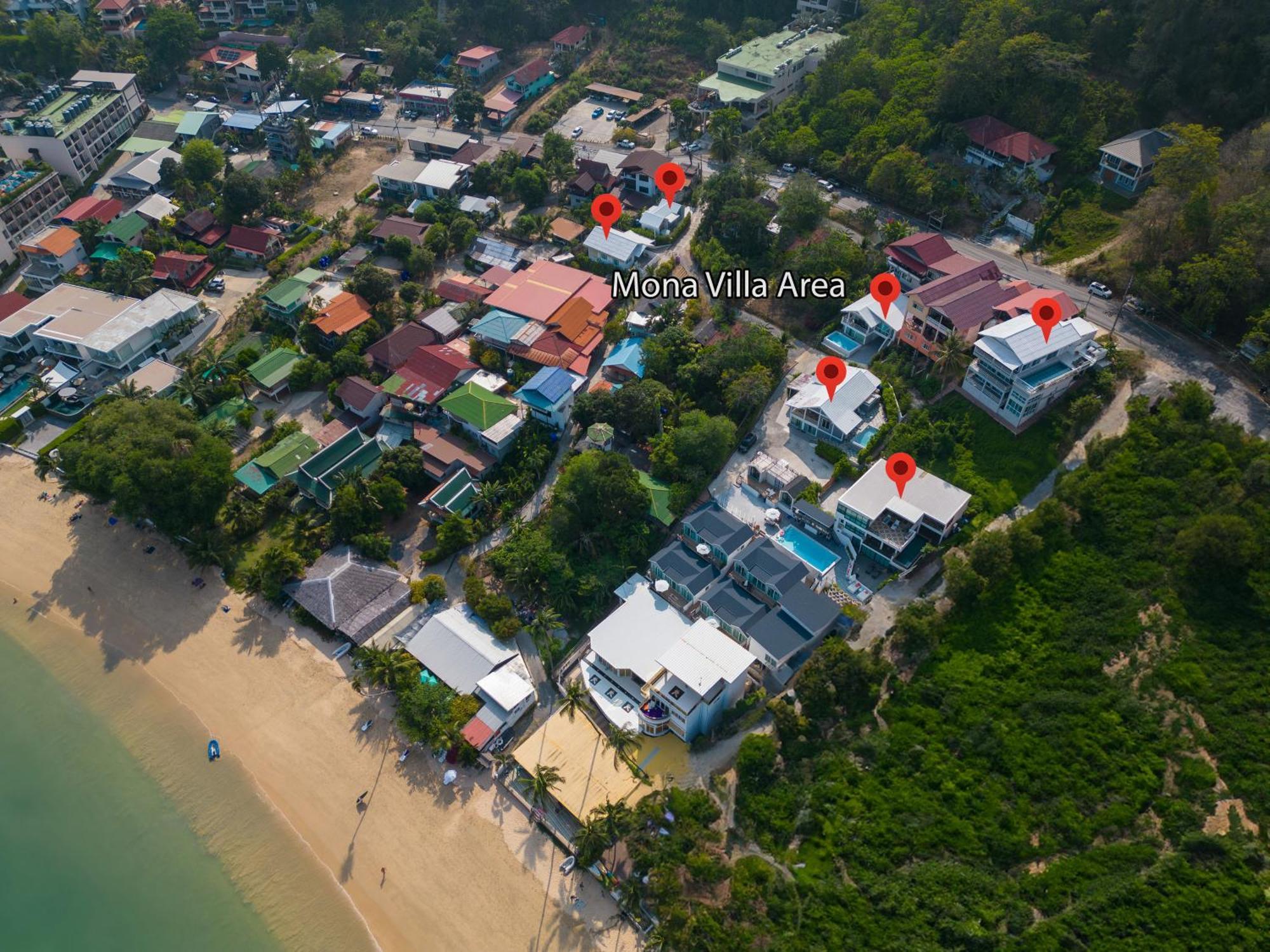 Mona Seaview Pool Villa Beach Front Aoyon Beach Ban Makham Esterno foto