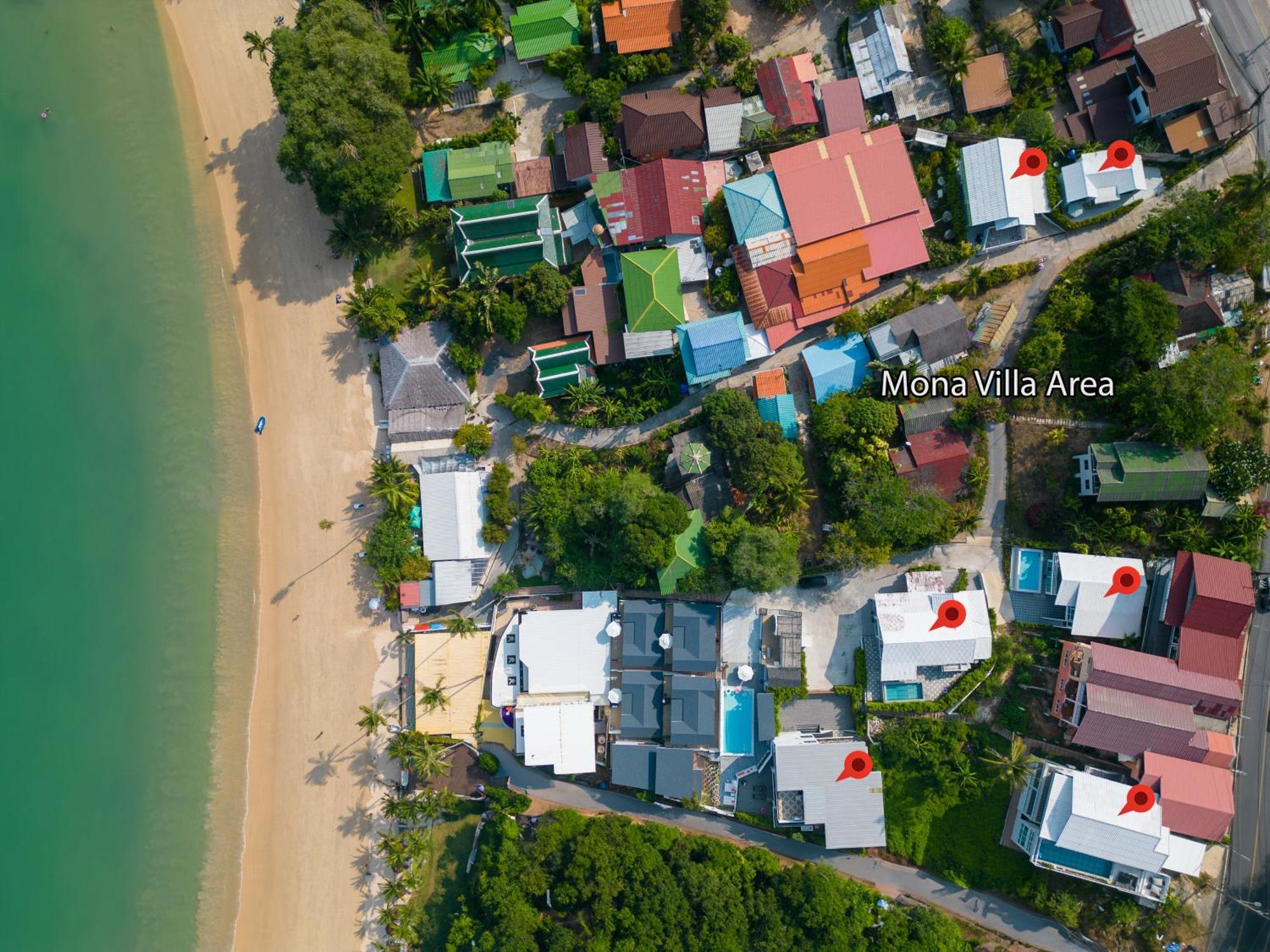 Mona Seaview Pool Villa Beach Front Aoyon Beach Ban Makham Esterno foto
