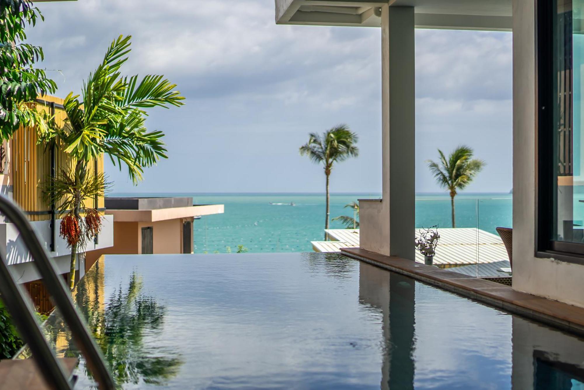 Mona Seaview Pool Villa Beach Front Aoyon Beach Ban Makham Esterno foto
